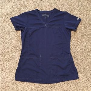 Grey's Anatomy Navy Scrub Top